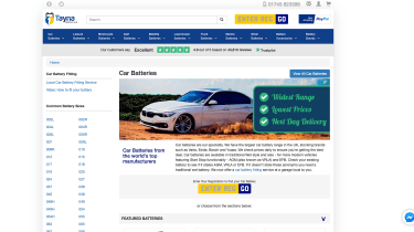 Best online car battery retailer - Tayna