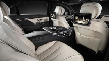 Mercedes S-Class rear seats