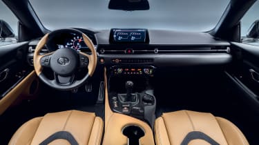 Toyota Supra manual - interior