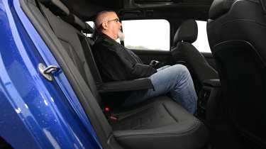 BMW 330e - rear seats
