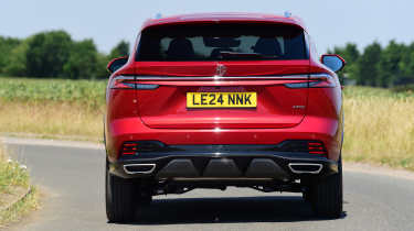 New MG HS - rear cornering