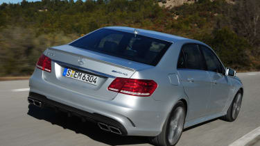 Mercedes E63 AMG rear tracking