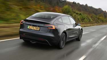 Tesla Model 3 - rear tracking