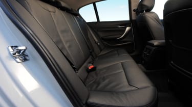 BMW 116d rear seats