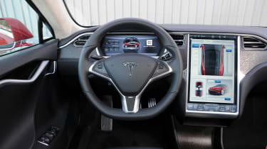 Tesla Model S interior 