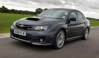Subaru WRX STi saloon front tracking