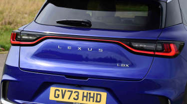 Lexus LBX - tailgate badge