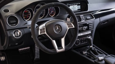 Mercedes C63 AMG Coupe Edition 507 front interior