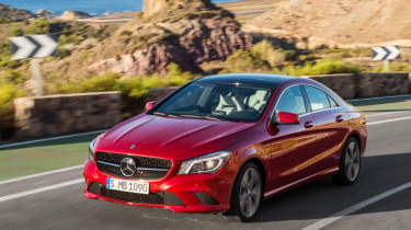 Mercedes CLA 220 CDI front action