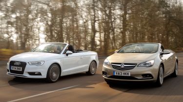 Audi-A3-Cabriolet-vs-Vauxhall-Cascada-front