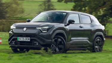 Suzuki e Vitara - front angled off road