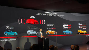 Ferrari Elettrica range teaser
