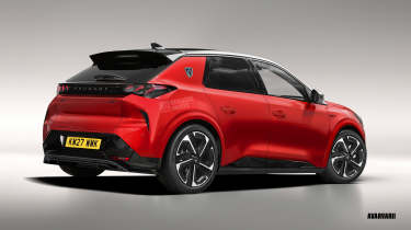 Peugeot 208 GTi render (watermarked) - rear