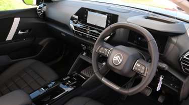 Citroen e-C4 - front interior 