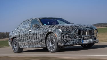 BMW 7 Series prototype - front tracking