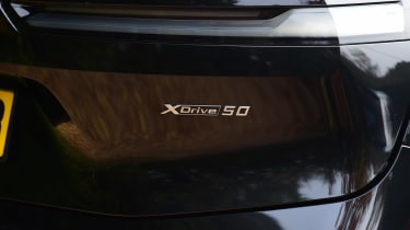 BMW iX long termer - rear badge