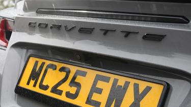 Corvette E-Ray - rear badge