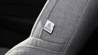 Volvo EX40 - Wool seat fabric tag