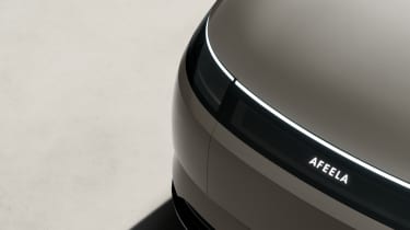 Sony Afeela Prototype 2026 - front lights and badge