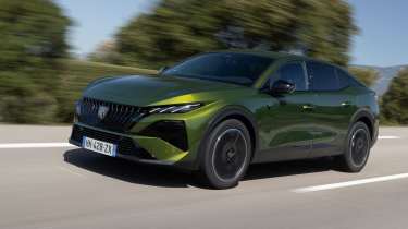 Peugeot E-408 facelift - front action