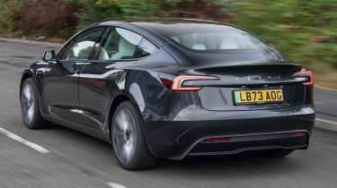 Tesla Model 3 - rear tracking