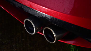 Jaguar F-Type R - exhaust detail