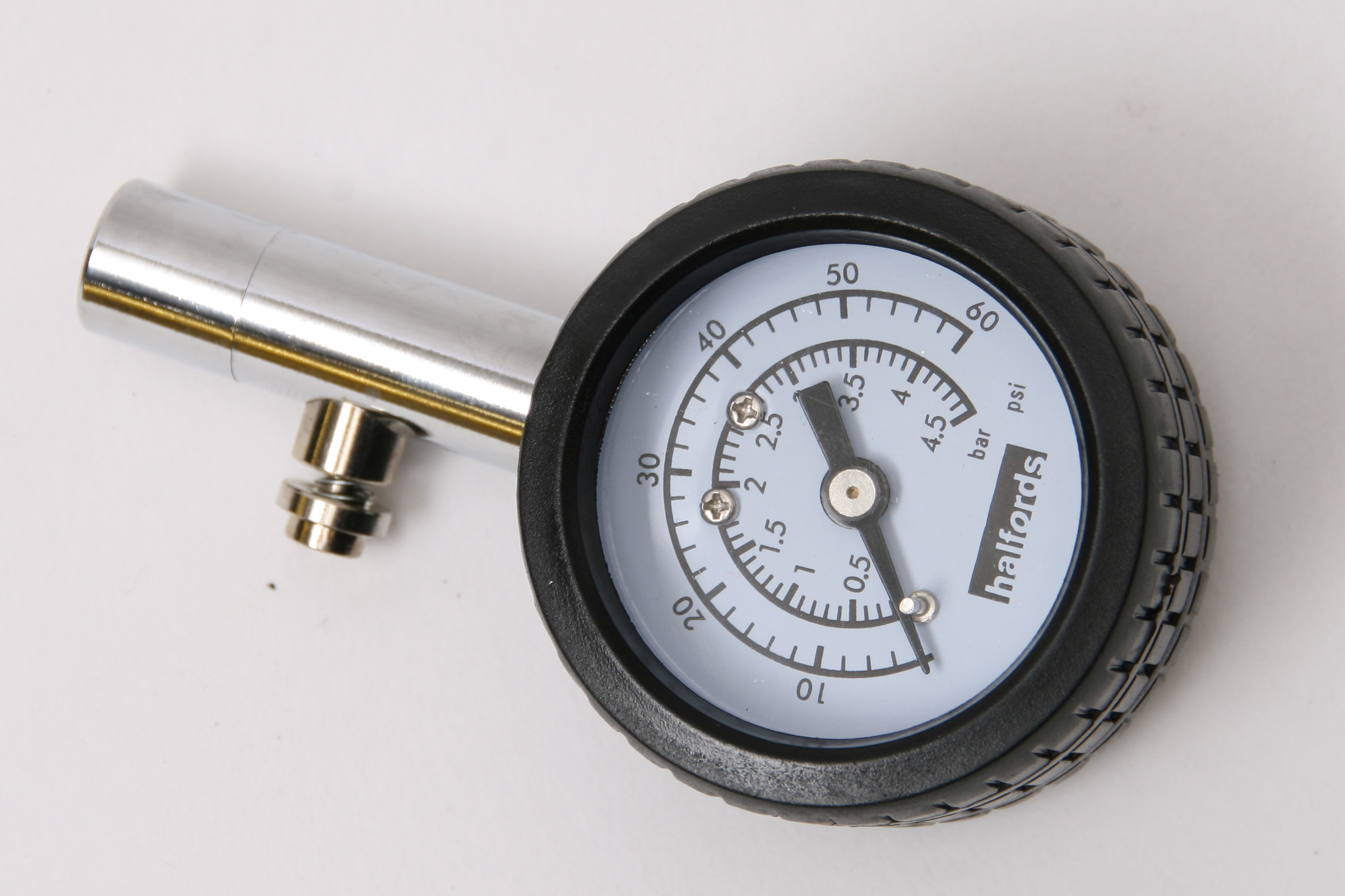 Halfords Analogue Tyre Pressure Gauge with Dial Auto Express