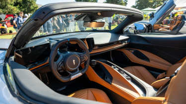 Pininfarina Targamerica at Monterey Car Week - interior 