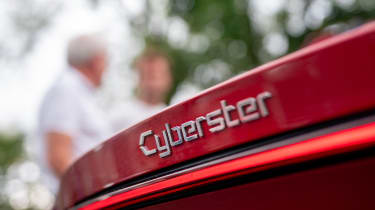 MG Cyberster - &#039;Cyberster&#039; tailgate badge