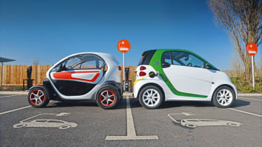 Renault Twizy vs Smart ForTwo Electric Drive