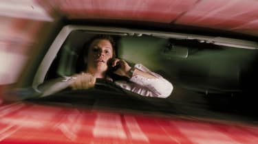 Driving using mobile phone