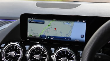 Mercedes GLA - infotainment screen