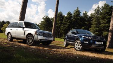 Range Rover Evoque and Range Rover
