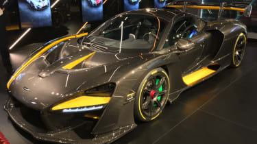 2018 McLaren Senna Carbon Theme front