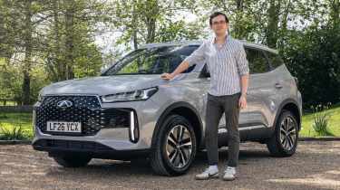 Tom Jervis with the Chery Tiggo 4