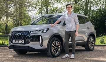 Tom Jervis with the Chery Tiggo 4