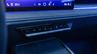VW ID.2All concept interior - centre console switchgear