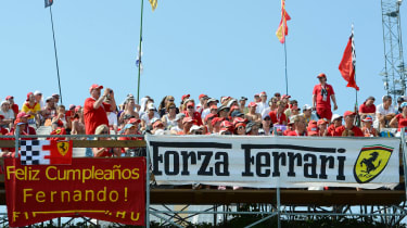 Ferrari fans celebrate Fernando Alonso&#039;s birthday