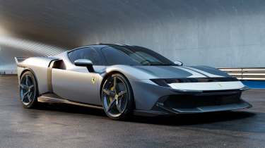 Ferrari 849 Testatrossa - front silver