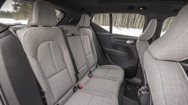 Volvo EX40 prototype - rear seats