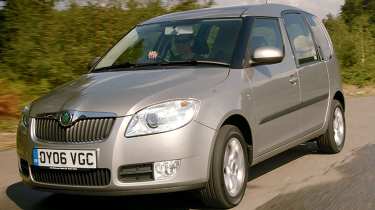 Skoda Roomster - front tracking