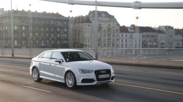 Audi A3 Saloon front action