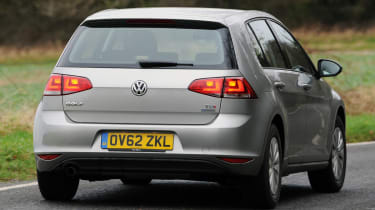 Volkswagen Golf rear cornering