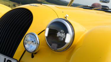 Morgan Plus Four - front headlight 