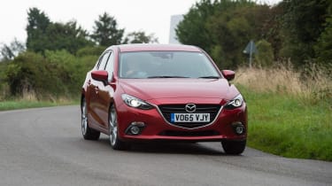 Mazda 3 - front cornering