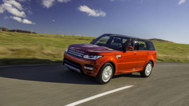 Range Rover Sport SDV8 front action