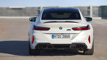 BMW M8 Competition 2022 - white rear