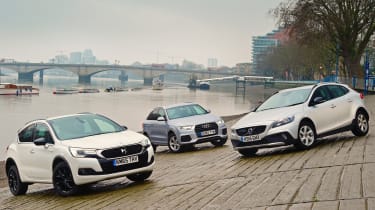 DS 4 Crossback vs Audi Q3 vs Volvo V40 Cross Country - header