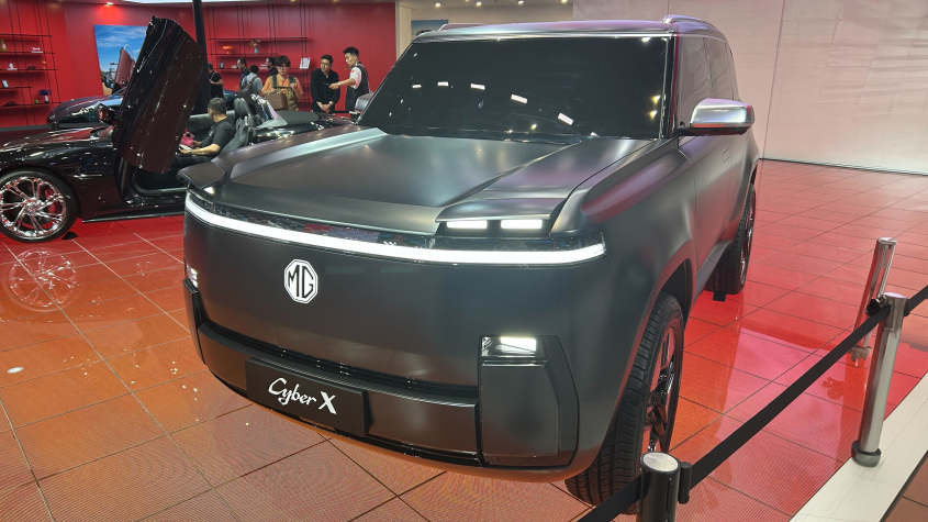 MG Cyber X на Шанхайском автосалоне 2025 - передняя статика