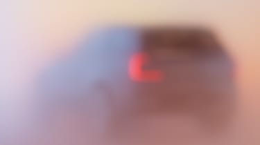 Volvo EX90 blurred teaser image - rear